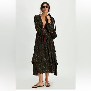 Free People Tried and True Floral Midi Dress